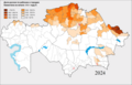 Kazakstanin venäläiset vuonna 2021.