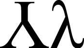 Lambda latin letter (Ꟛ, ꟛ) example.