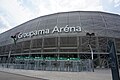 The entrance of the Arena in the Üllői út