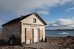 The post's store building in 2017