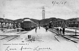 Hoboken Terminal under construction, 1907