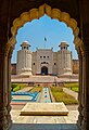 Image 12The Lahore Fort, a landmark built during the Mughal era, is a UNESCO World Heritage Site (from Culture of Pakistan)