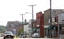 Route 1 in downtown South Hill