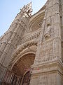 Arc frontal -de mig punt i abocinat- a la Seu de Mallorca