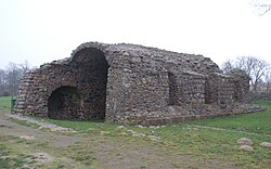 Ruine des Westturmes der Klosterkirche St. Johannes