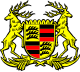 Era de Weimar co escudo de Württemberg.