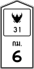 Kilometer sign on Highways [Type A]