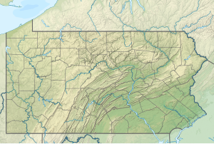 Map of Chartiers Creek mouth location