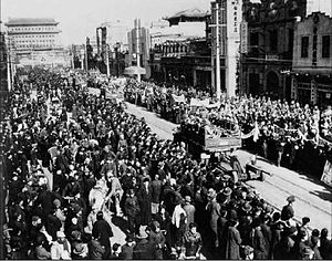 People's Liberation Army enters Beiping