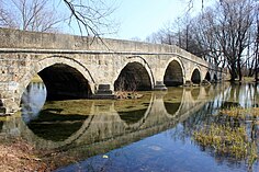 Roman bridge over Mala Bosna river in Ilidža