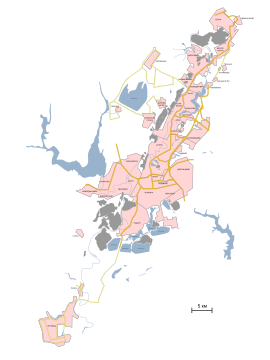 Mapa mesta.