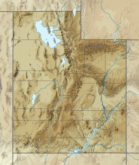 Map showing the location of Quail Creek State Park