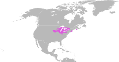 Mapa występowania