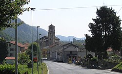 Skyline of Monterosso Grana