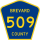 County Road 509 marker