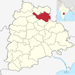 Location in Telangana