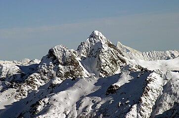 Cerro Catedral'ın zirvesi