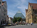 Ulm - Marktplatz Çarşı meydanı