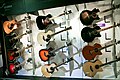 A collection of Yamaha Guitars