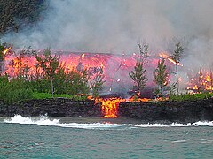 Coulée du piton de la Fournaise