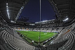 El Juventus Stadium de Turin, sede de la final.