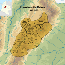 Extent of the Chibcha