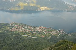 Skyline of Lierna