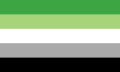 Current aromantic flag, November 2014–