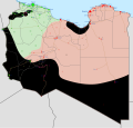 Image 16Areas of control in the Civil War, updated 11 June 2020: Tobruk-led Government Government of National Accord Petroleum Facilities Guard Tuareg tribes Local forces (from Libya)