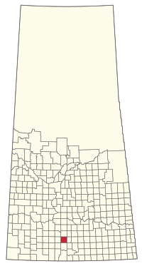 Location of the RM of Sutton No. 103 in Saskatchewan