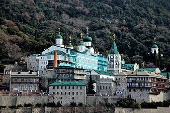 Sankt Panteleimons kloster på Athos.