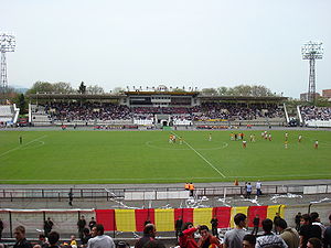 Das Republik-Stadion Spartak im Mai 2010