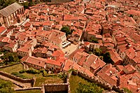 Vue des toits de Foix