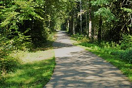 La piste cyclable de l'Attert (PC12) à Steinfort