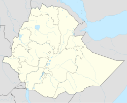 Dire Dawa trên bản đồ Ethiopia