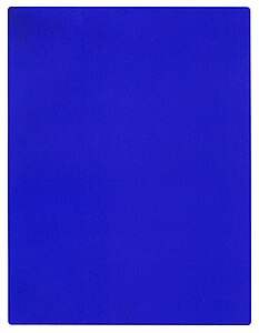 IKB 191 Yves Klein (1962)