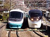 小田急20000形RSE車・JR東海371系