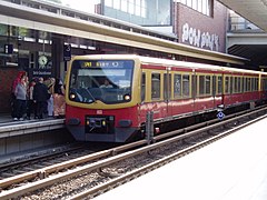 S-Bahn reeks 481 in Gesundbrunnen