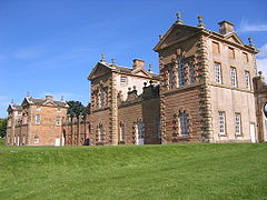 O pabellón de caza do duque de Hamilton, South Lanarkshire, Escocia