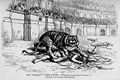 El tigre Tammany Hall, que mata la democràcia.