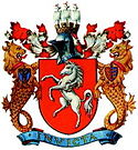 Coat of arms of Kent, England.