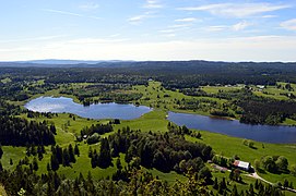 Le lac des Mortes et le lac de Bellefontaine à deux pas de la Suisse, Franche-Comté.