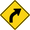 Curve to right