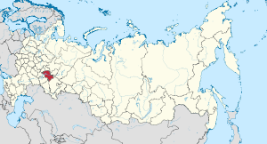 Location of Republic of Tatarstan