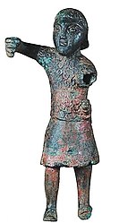 Bronzetto raffigurante un guerriero (VIII secolo)