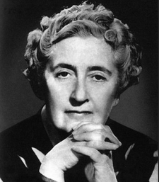 L'escritora Agatha Christie.