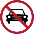 No cars