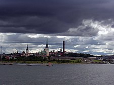 Pemandangan kota Tallinn