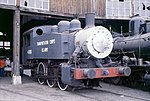 Locomotive 4383 preserved in Longueville dépôt (France).