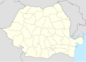 Map showing the location of Hațeg Country Dinosaurs Geopark